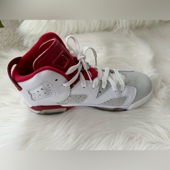 Nike Air Jordan 6 Retro Red White & Platinum - Picture 7 of 13